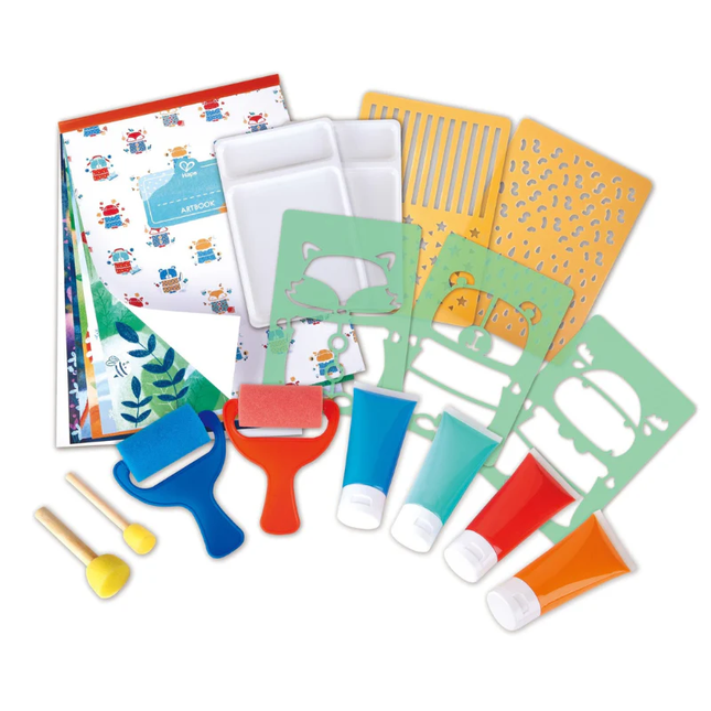 Set de arte con esponja