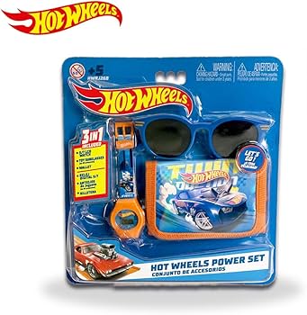 HOTWHEELS  SET BILLETERA+LENTES FASHION