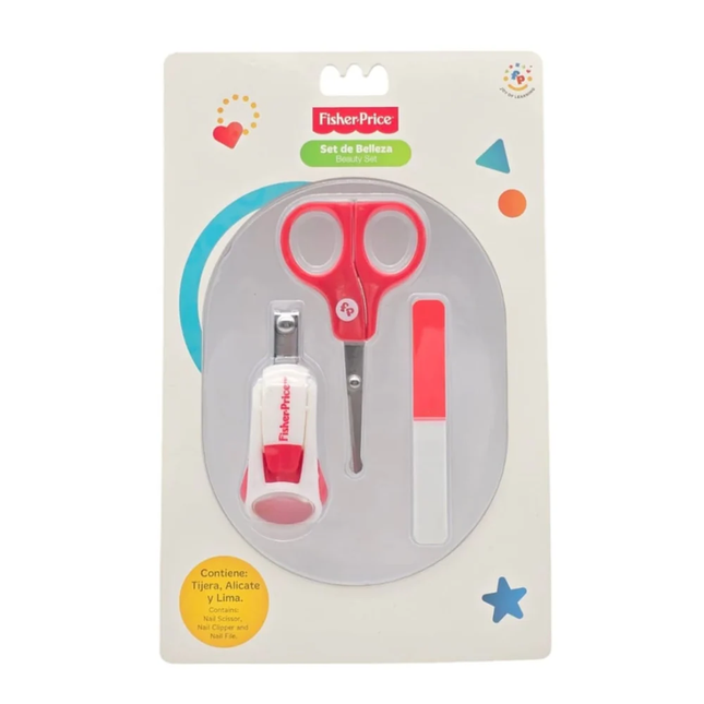 Set de Manicure con corta uñas con lupa