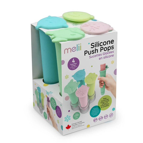 Pack de 4 Moldes de Silicona para Helado Push Up