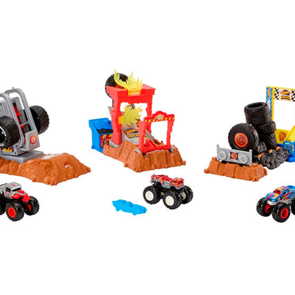 Hot Wheels Monster Trucks Surtido Arena de Demolici—n Retos de Entrada