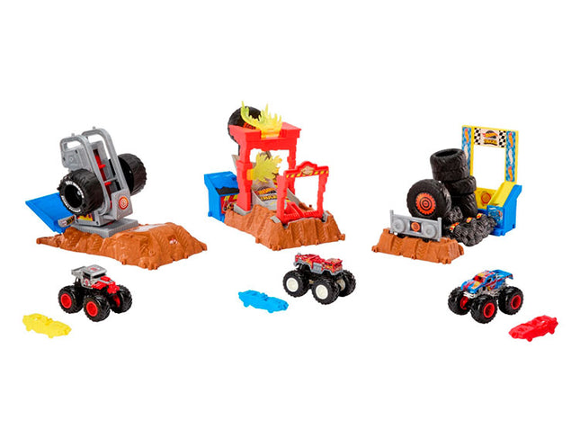 Hot Wheels Monster Trucks Surtido Arena de Demolici—n Retos de Entrada