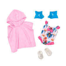 BA OG 30462 Floral Print Bathing Suit Outfit