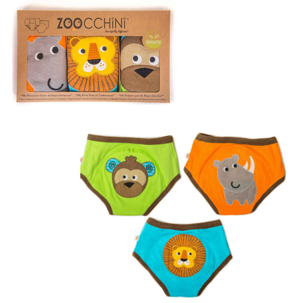 Pack 3 Calzones Entrenamiento SAFARI NIÑO (24-36M)