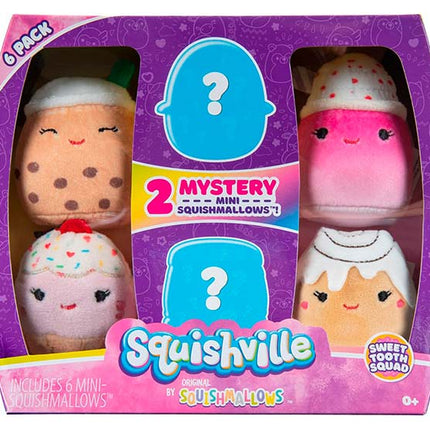 SQUISHMALLOWS PELUCHE 6 PACK 5 CM.