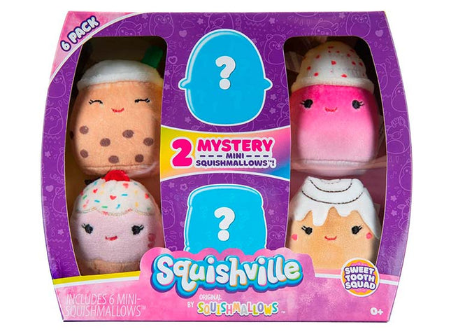 SQUISHMALLOWS PELUCHE 6 PACK 5 CM.