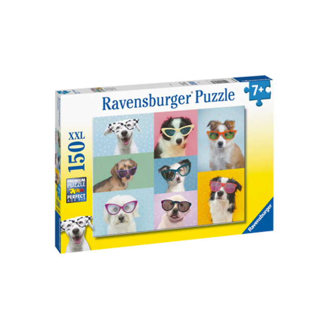 Puzzle XXL Perros sonrientes - 100 piezas