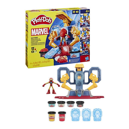 PLAY-DOH IRON MAN LABORATORIO DE ARMADURAS