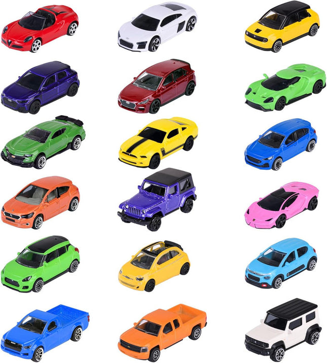 STREET CARS ASSORTMENT, 18 ASSORTED