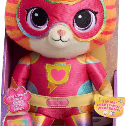 SuperKitties Ginny Superhero Sound Light Plush