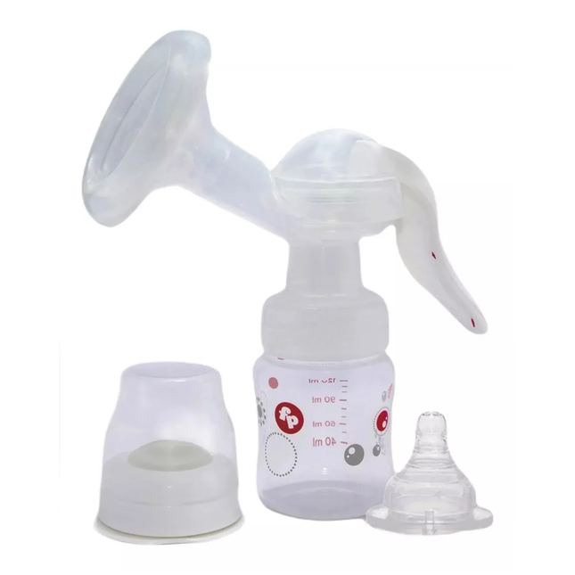 Extractor de leche manual ( + 1 mamadera 120ml)