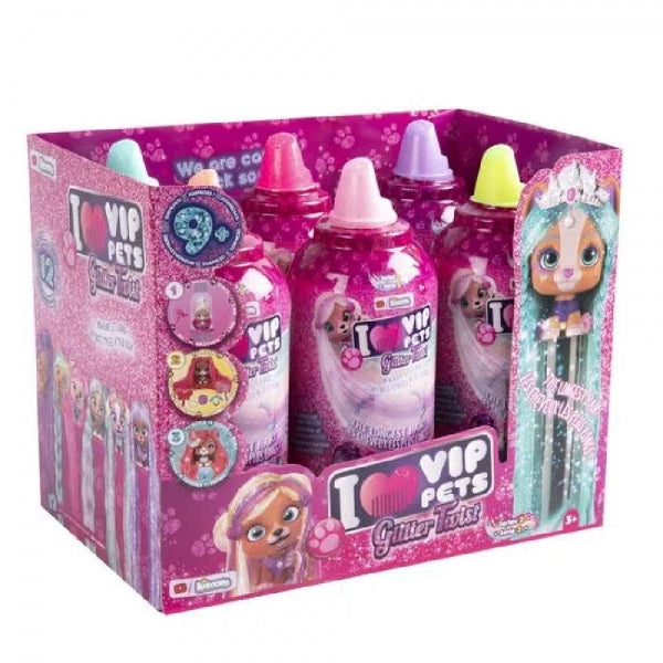 VIP PETS S2 GLITTER TWIST CDU 9UN