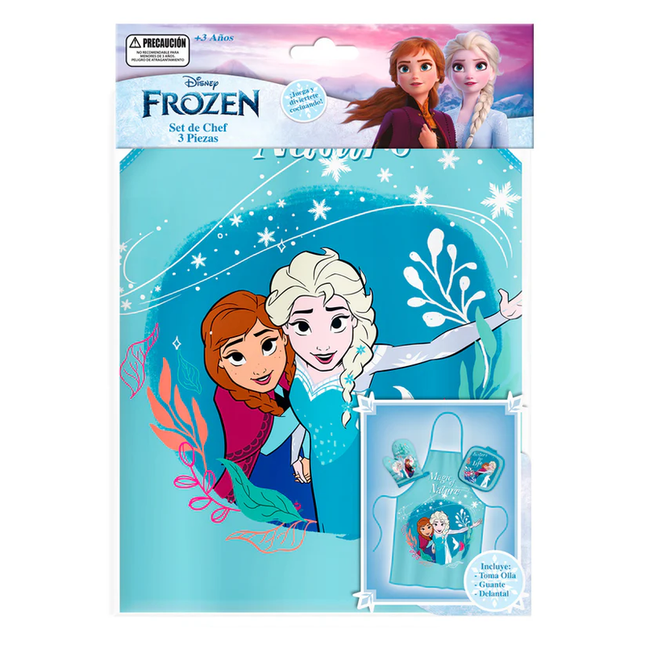 SET DE CHEF 3 PZAS FROZEN DISNEY