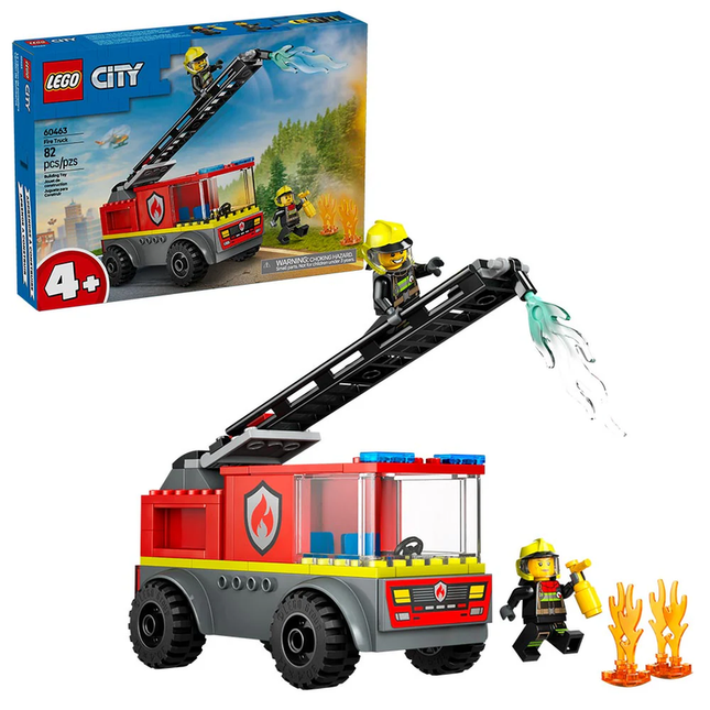 LEGO CITY CAMIÓN DE BOMBEROS CON ESCALERA