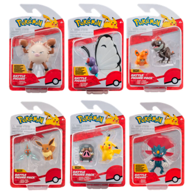 POKEMON PACK FIGURAS DE BATALLA