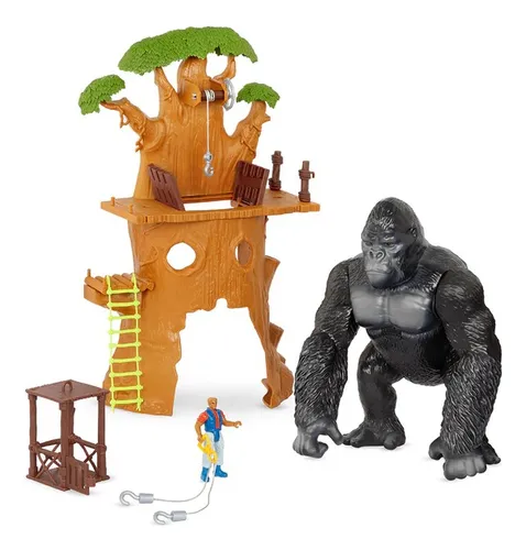 Gorila - Electronico y set casa en el árbol