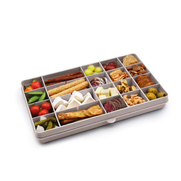 Caja Contenedora XL Para Snacks Gris