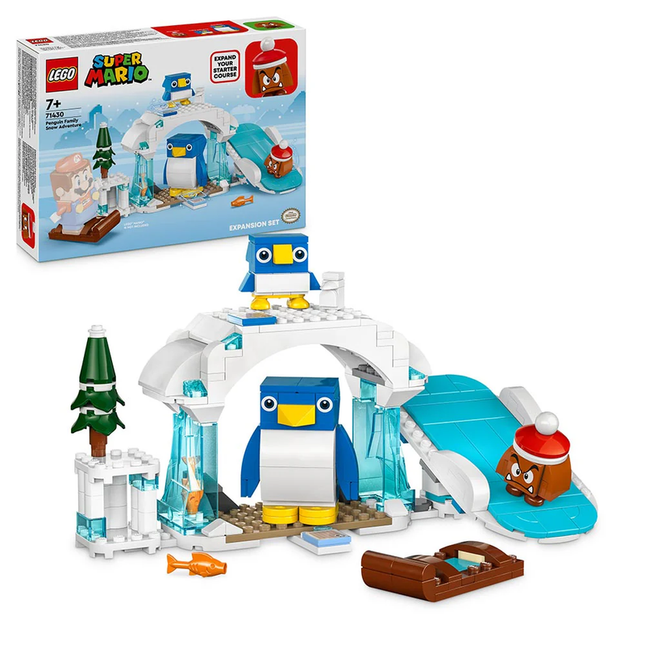 LEGO SUPER MARIO SET DE EXPANSIÓN: AVENTURA EN LA NIEVE DE LA FAMILIA PINGÜI