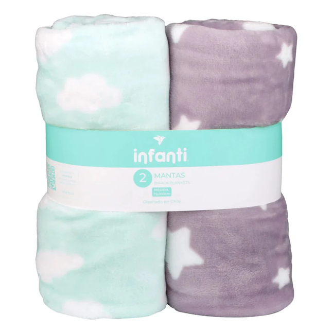 PACK 2 MANTAS UNISEX