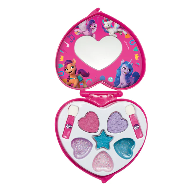 SET DE MAQUILLAJE CORAZON PEQUEÑO C/ ESPEJO MY LITTLE PONY HASBRO
