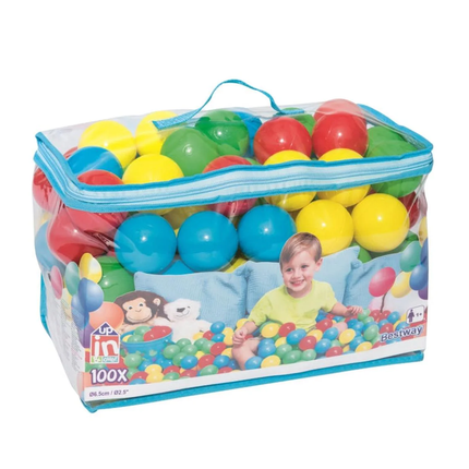 Pack 100 Pelotas Plasticas 6,5 Cm.