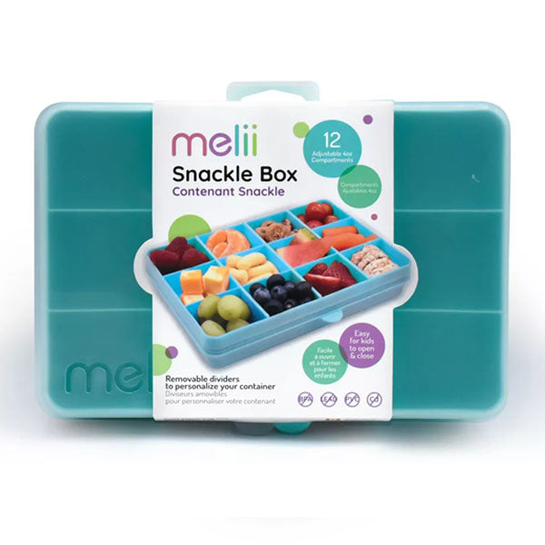 Caja Contenedora Para Snacks Azul