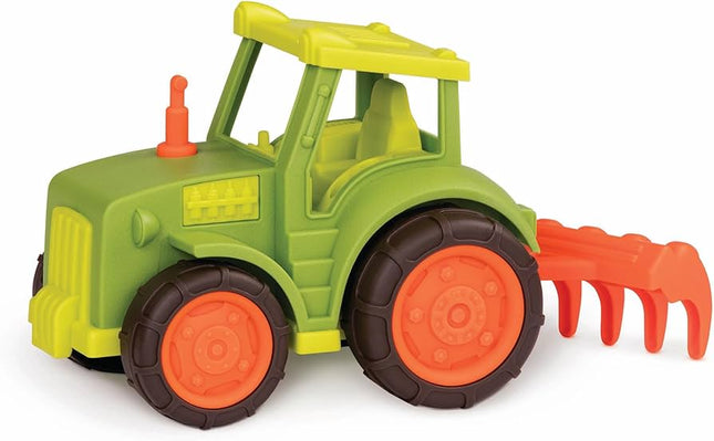 Tractor con arado