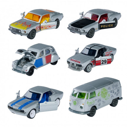 MAJORETTE  VINTAGE DELUXE METAL ,6 SURT.