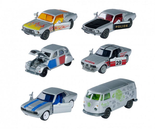 MAJORETTE  VINTAGE DELUXE METAL ,6 SURT.