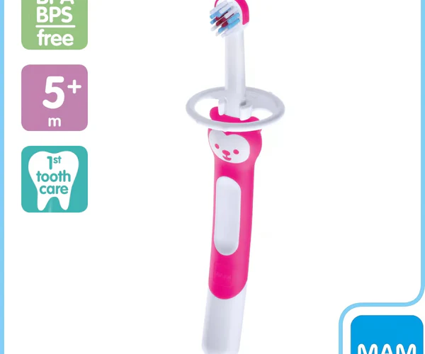 CEPILLO DE ENTRENAMIENTO 5 MESES FUCSIA