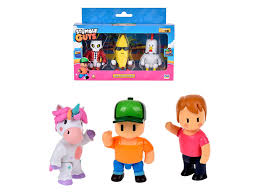 PACK 3 FIGURAS 8 CMS ARTICULADAS STUMBLE GUYS