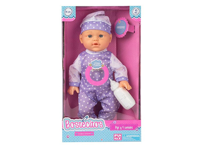 MUÑECAS BABYDOLL BOSTECITOS Pipi 4 Frases , 6 Surtidos