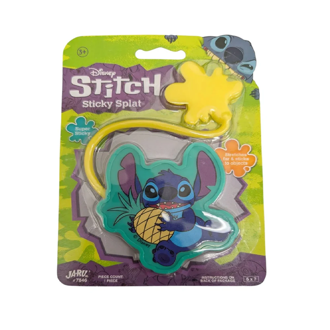 DISNEY STITCH STKY SPLAT (mano de goma estirable y pegajosa "atrapa todo")