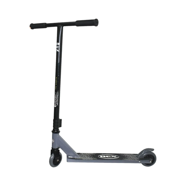 Scooter Freestyle De Salto Gris | Barra 82Cm | Ruedas 110mm | Resiste 80kg | Sistema de Comprensión HIC