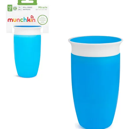 Vaso Antiderrame Miracle 360 Sippy 296Ml - Celeste