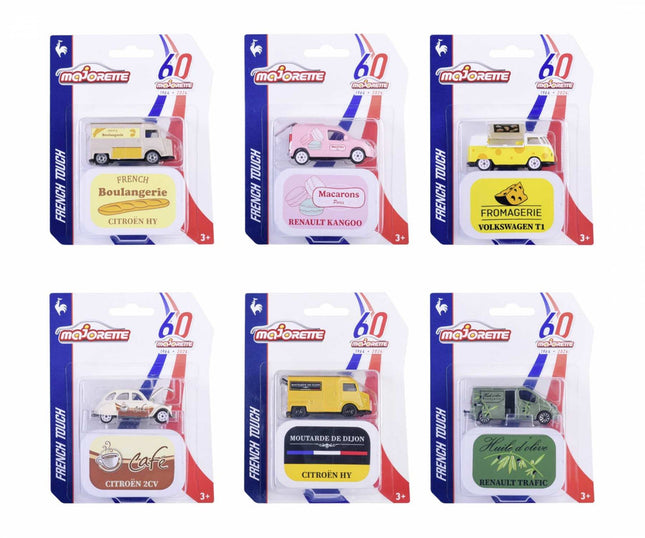 FRENCH TOUCH DELUXE CARS, 6-ASST.