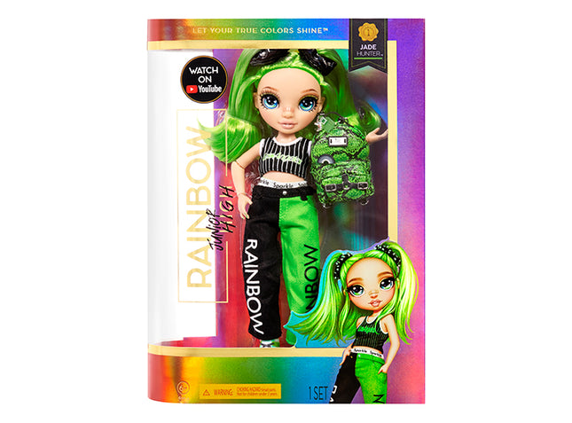 RAINBOW HIGH JR. HIGH JADE HUNTER