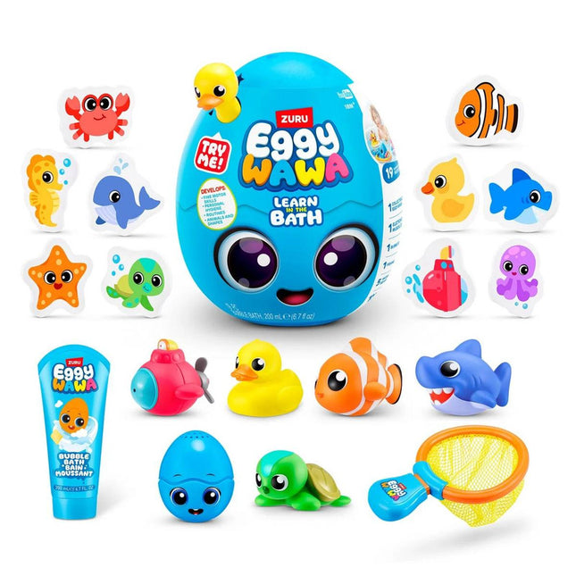 HUEVO SORPRESA HORA DEL BAÑO EGGYWAWA DE ZURU