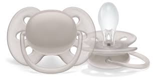 NUEVO! Chupete Ultra Soft Beige  6-18m deco, 1 unidad