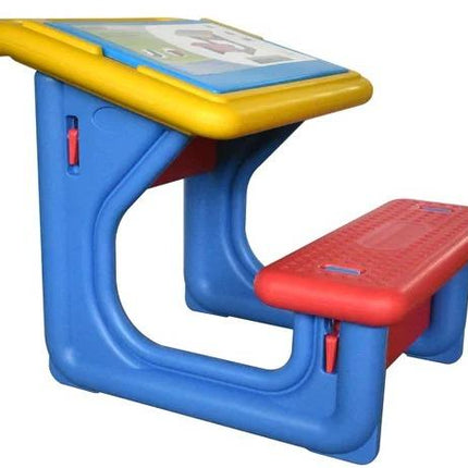 Escritorio para niños con asiento integrado 55x55.5x70cm