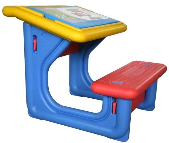Escritorio para niños con asiento integrado 55x55.5x70cm