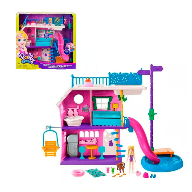 Polly Pocket - Set de juego - Casa del Lago