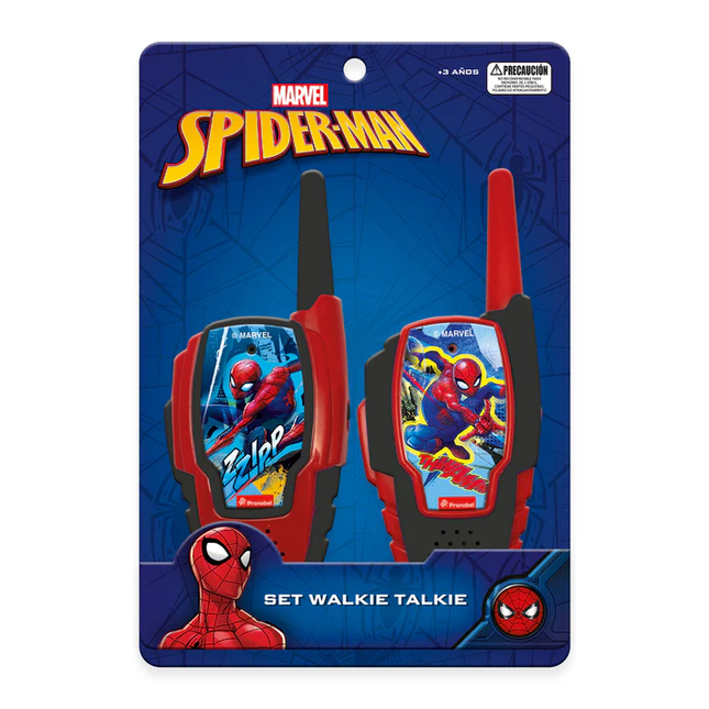 SET WALKIE TALKIE SPIDERMAN MARVEL