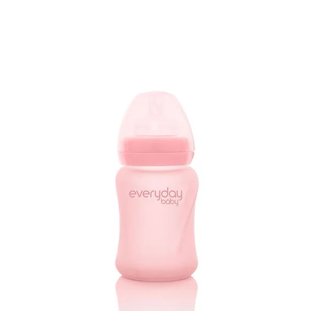 Mamadera De Vidrio Healthy 150 ml Rosado