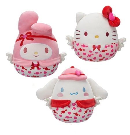 SQUISHM H KITTY CORAZONES 20 CM
