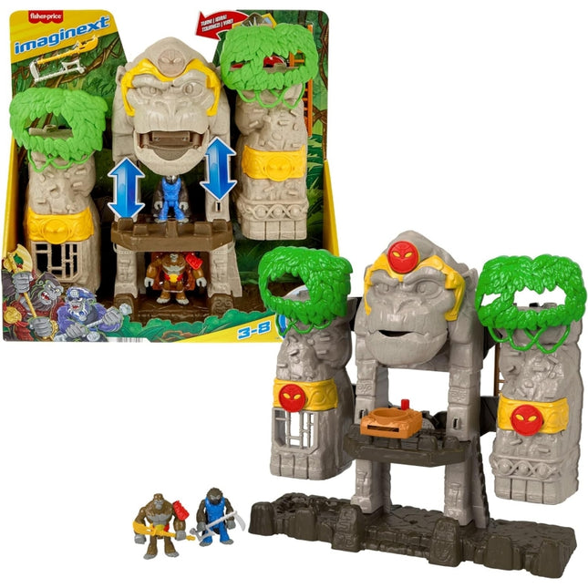 Imaginext Mundo Aventura Set de Juego Fortaleza Gorila