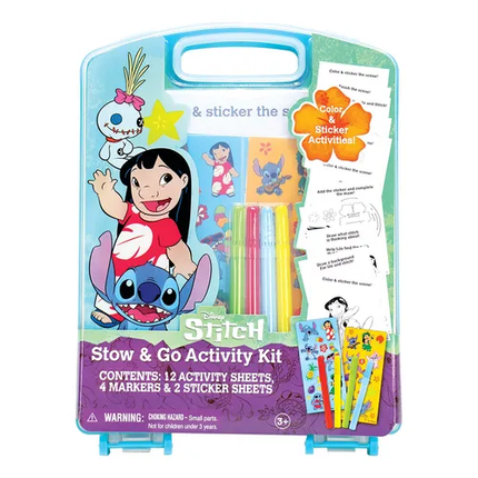 NEW MALETA SET DIBUJO STITCH