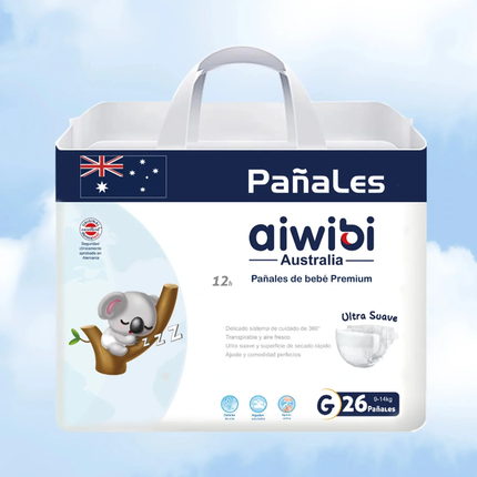Pañal Aiwibi Premium  G 26UN  9 -14 KG