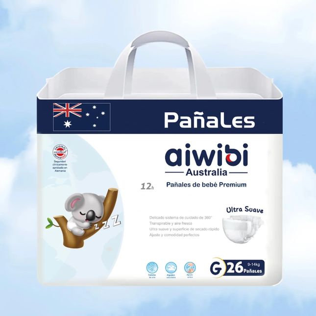 Pañal Aiwibi Premium  G 26UN  9 -14 KG