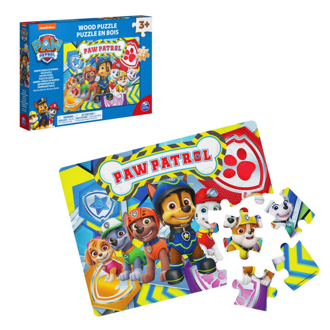 PAW PATROL PUZZLE MADERA 12x9 CM
